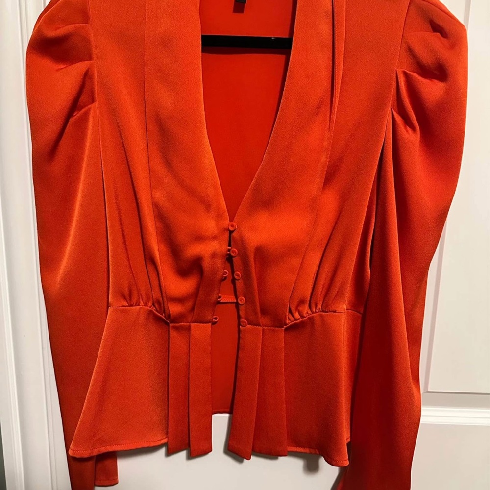 Elegant Orange Women's Top